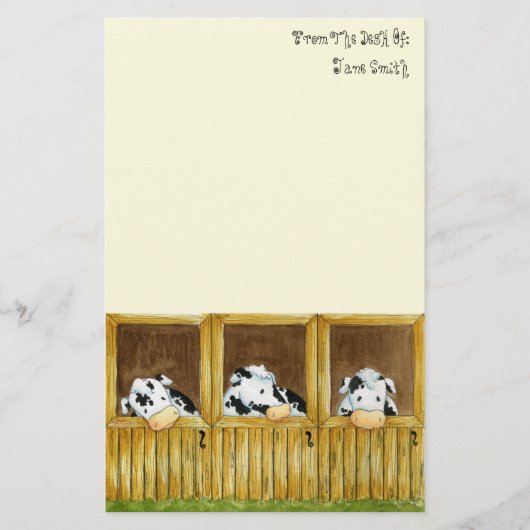 Barnyard Grapevine Stationery Briefpapier (Voorkant)