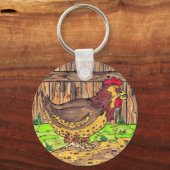 Barnyard Hen sleutelhanger (Voorkant)