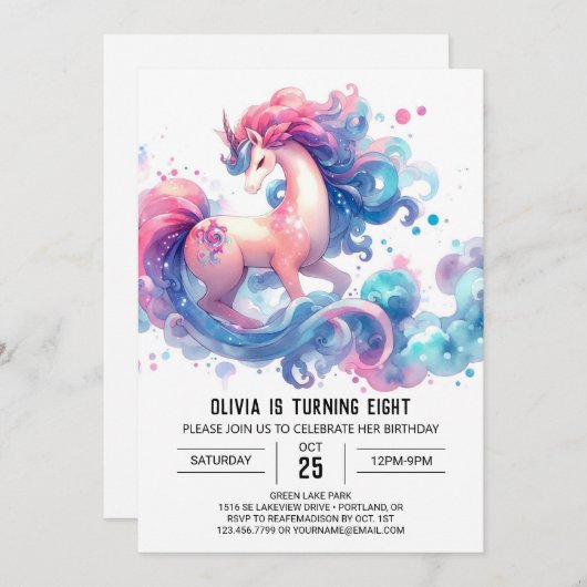 Barnyard Kinder Paard Verjaardag Kaart (Voorkant / Achterkant)