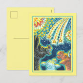 BARNYARD LANDBOUWDIEREN OP VIERDE JULI Funny Cute Feestdagenkaart (Voorkant / Achterkant)