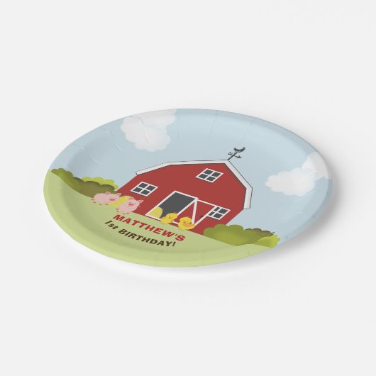 Barnyard Papieren Bordje (Gekanteld)