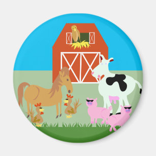 Barnyard Party Magneet