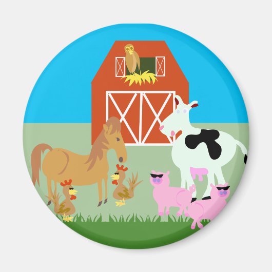 Barnyard Party Magneet (Voorkant)