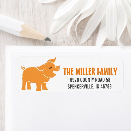 Barnyard Piggy Etiket (Insitu)