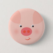 Barnyard Piggy Ronde Button 5,7 Cm (Voorkant)