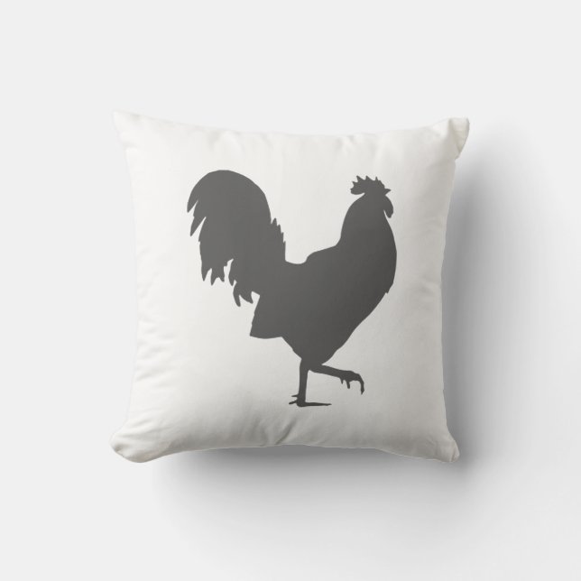  Barnyard Rooster Pillow Kussen (Voorkant)