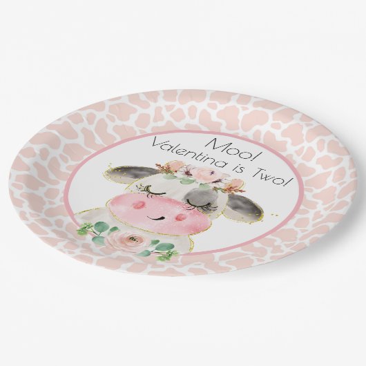 Barnyard Verjaardag Borden Oink Moo Cockadoodledoo Papieren Bordje (Gekanteld)