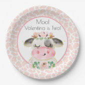 Barnyard Verjaardag Borden Oink Moo Cockadoodledoo Papieren Bordje (Voorkant)