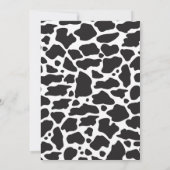 Barnyard verjaardagsfeestje uitnodiging (Achterkant)