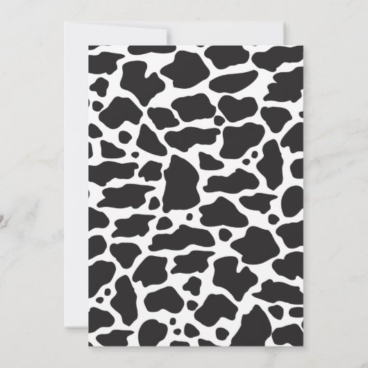 Barnyard verjaardagsfeestje uitnodiging (Achterkant)