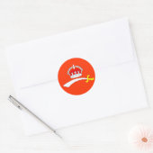 Baroda, India Ronde Sticker (Envelop)