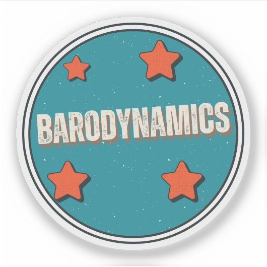 Barodynamica Sticker (Voorkant)