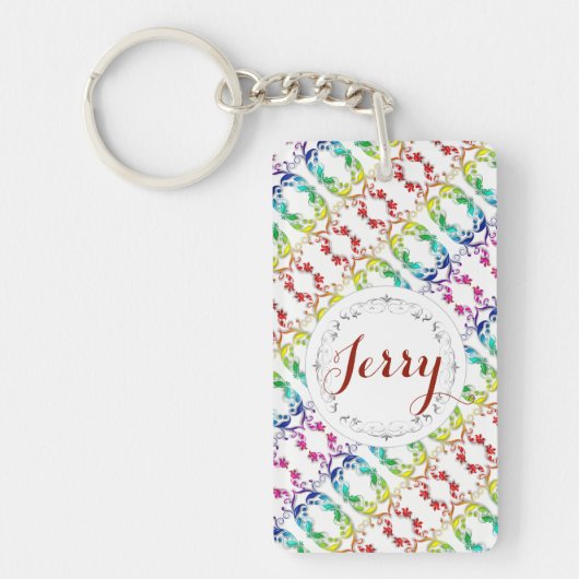 baroekstijlelement sleutelhanger (Voorkant)