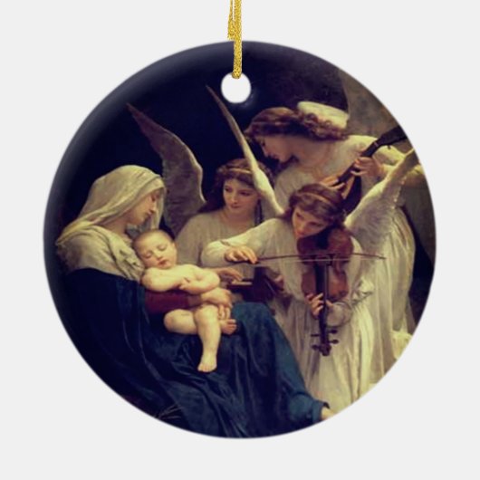 Barok Angels Keramisch Ornament (Achterkant)