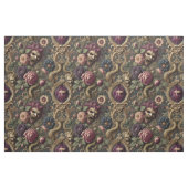 Barok Battles & Blooms - Gothic Statement Tegel Stof (Fat Quarter)