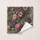 Barok Battles & Blooms - Gotisch Victoriaans Bad Handdoek (Wasdoekje)