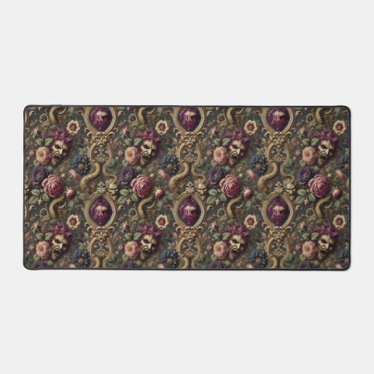 Barok Battles & Blooms - Gotisch Victoriaans Bureaumat (Voorkant)