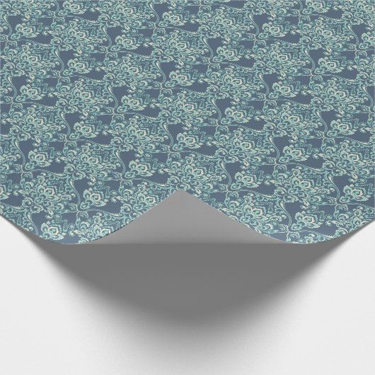 Barok Bloemen  behang Cadeaupapier (Hoek)