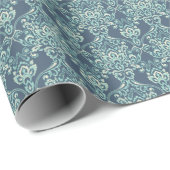 Barok Bloemen  behang Cadeaupapier (Rol Hoek)