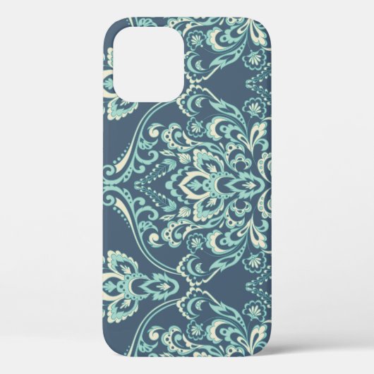 Barok Bloemen  behang Case-Mate iPhone Case (Achterkant)