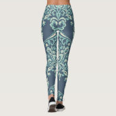 Barok Bloemen  behang Leggings (Achterkant)