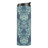 Barok Bloemen behang Thermosbeker (Gedraaid links)