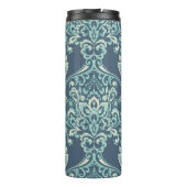 Barok Bloemen behang Thermosbeker (Achterkant)