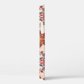 Barok Bloemen  behangontwerp Case-Mate iPhone Case (Achterkant / Rechts)