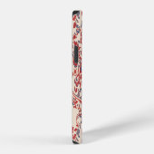 Barok Bloemen behangontwerp iPhone Hoesje (Rechterkant)