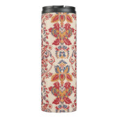 Barok Bloemen behangontwerp Thermosbeker (Achterkant)