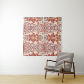 Barok Bloemen  behangontwerp Wandkleed (In Situ (horizontaal))