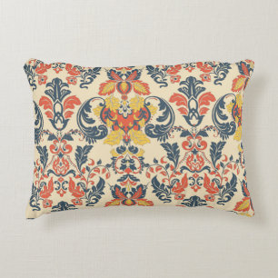 Barok Bloemen: klassiek behang. Accent Kussen