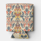 Barok Bloemen:  klassiek behang. Blikjeskoeler (Achterkant)