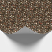 Barok Bloemen: Klassiek  behang Cadeaupapier (Hoek)