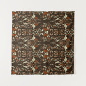 Barok Bloemen: Klassiek behang Wandkleed (Voorkant (horizontaal))