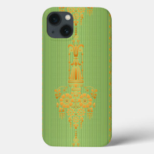 Barok bloempatroon met rand V2020 Case-Mate iPhone Case