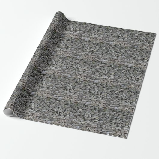 Barok Damask: Luxe bloemmotief Cadeaupapier (Uitgerold)