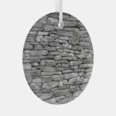 Barok Damask: Luxe bloemmotief Glas Ornament (Voorkant Rechts)