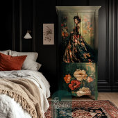 Barok Dark Moody Rococo Portret Kunst Tissuepapier