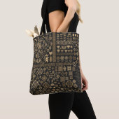Barok elementen: mega set patroon. tote bag (Dichtbij)