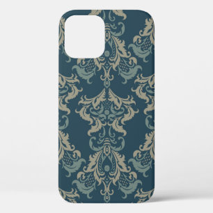 Barok floreel patroon. klassieke florale ornament. Case-Mate iPhone case