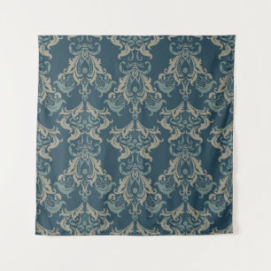 Barok floreel patroon. klassieke florale ornament. wandkleed