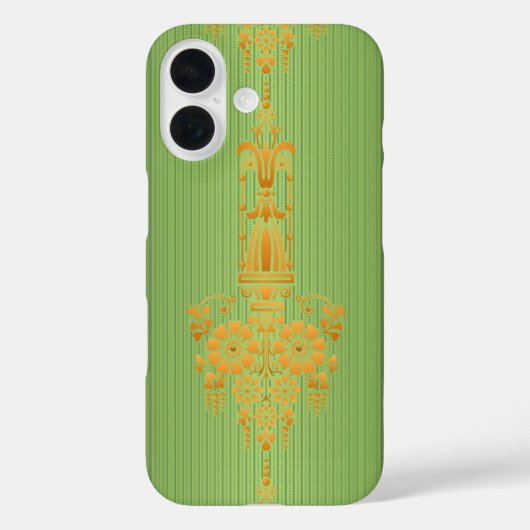 Barok floreel patroon met grens V2020 Case-Mate iPhone Case (Achterkant)