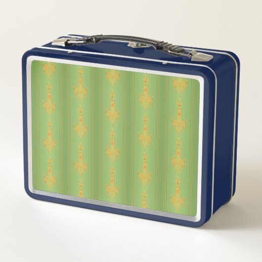 Barok floreel patroon met rand (Achterkant)