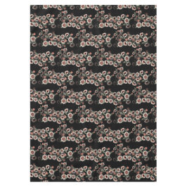 Barok-geïnspireerde botanische zachte roze en groe tafelkleed