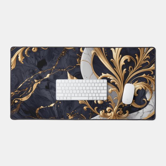 Barok geïnspireerde luxe bureaumat (Keyboard & Muis)