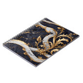 Barok geïnspireerde luxe notitieboek (Linkerzijde)