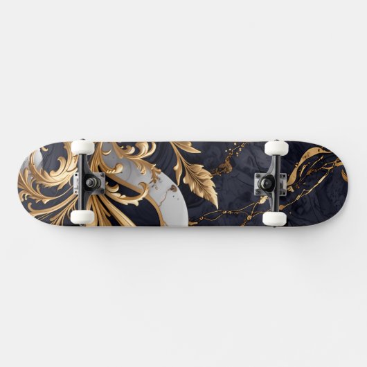 Barok geïnspireerde luxe persoonlijk skateboard (Horizontaal)