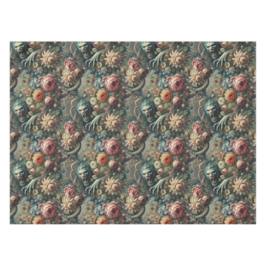 Barok gevaar - Gotisch groot patroon Tafelkleed (Voorkant (Horizontaal))