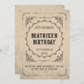  barok gotisch kaart (Voorkant / Achterkant)